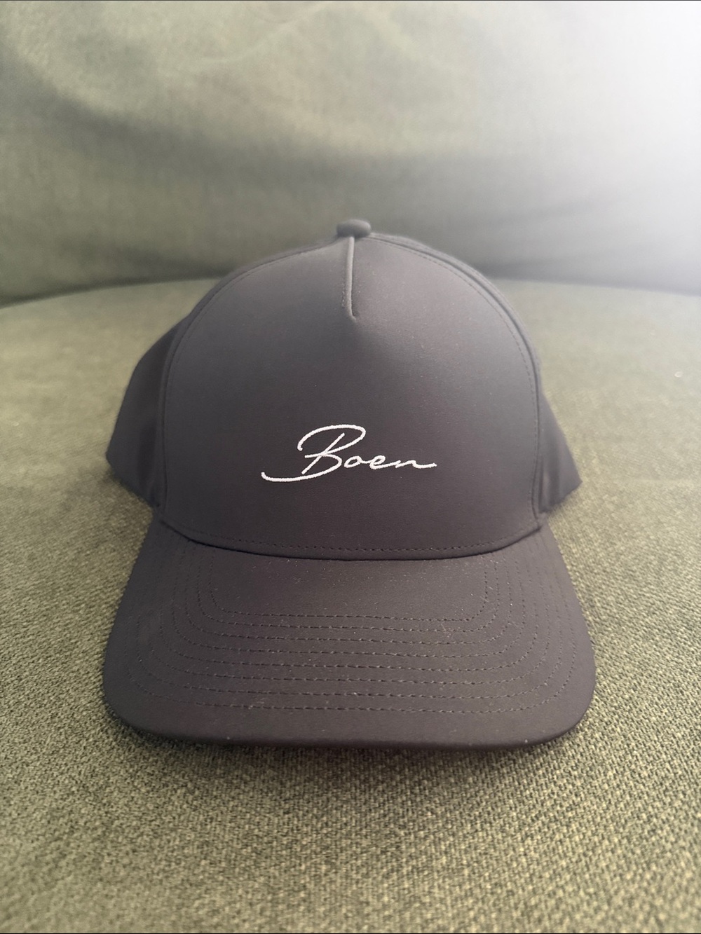 Boen Script Structured 5 Panel Hat - Brand New